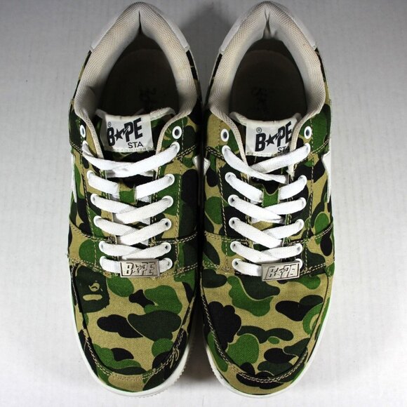 A Bathing Ape Bape Camo ABC Bapesta Bape Sta Mens 11 H758 main image 6